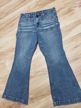 American Eagle Outfitters Blue Flared Jeans